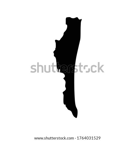 Amelia Island Map. Tourism Logo in Florida US America. Vector Illustration.