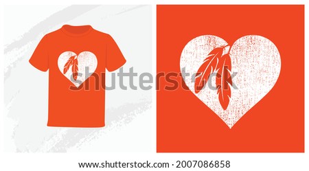 Every Child Matters. Orange Shirt Day of Canada. September 30. National Day of Truth and Reconciliation. Memorial in Tribute to children of Residential School in Kamloops. T-shirt and Logo Design. 