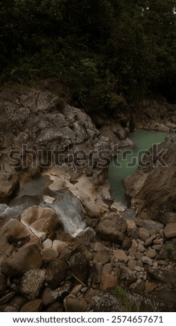 Similar – Image, Stock Photo Rocky formations in flowing sea