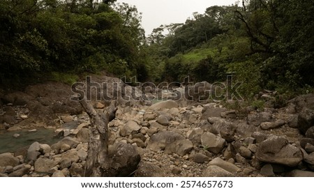 Similar – Image, Stock Photo Rocky formations in flowing sea