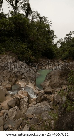 Similar – Image, Stock Photo Rocky formations in flowing sea