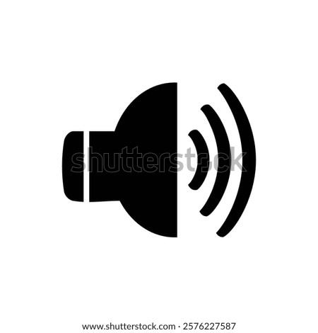 Speaker Volume full icon vector