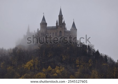 Image, Stock Photo Hohenzollern Castle in fog