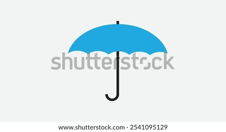 umbrella vector art design on white background