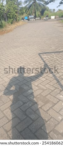 Similar – Foto Bild Noch ein Schatten im Treppenhaus