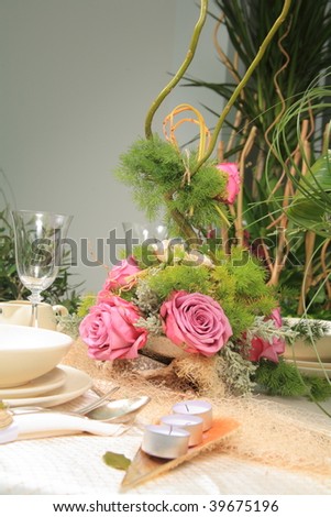 Roses on the table