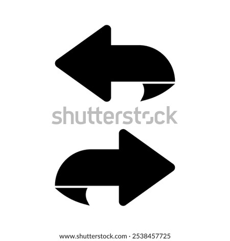 navigation arrow right and left