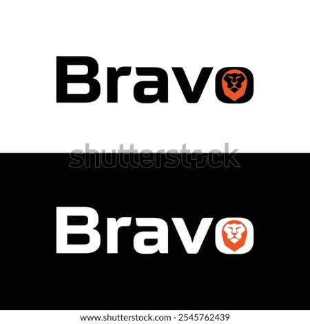 Professional Bravo Logo Vector Template.