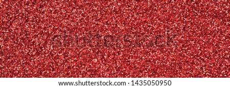 Crimson red decorative sequins. Background image with shiny bokeh lights from small elements Imagine de stoc © 