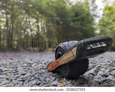 Similar – Image, Stock Photo Skateboarder resting on the ramp