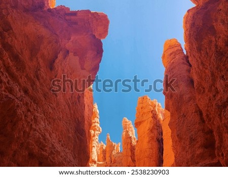 Similar – Image, Stock Photo Majestic hoodoos in the Bryce Canyon, Utah