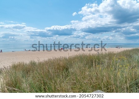 Summer view on beach on Hel Cypel on Baltic sea. Zdjęcia stock © 