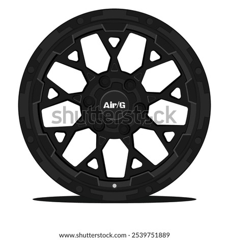 AIR G ROCKS (Ghost Edition) Wheels Vector Illustration