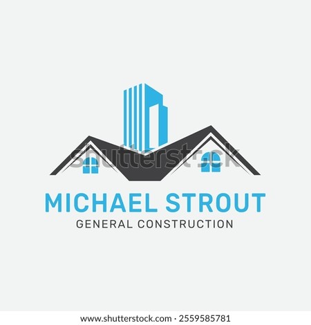 Michael Strout General contracting logo design