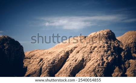 Image, Stock Photo Iconic mountain on Bardenas Reales in Navarra, Spain