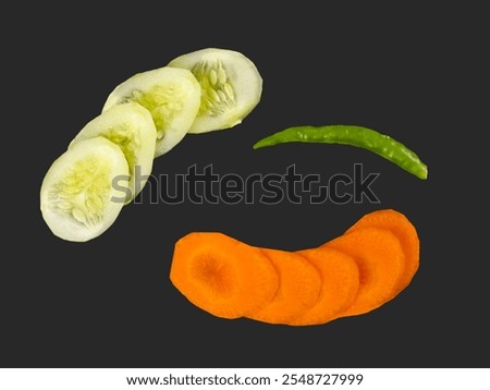 Similar – Image, Stock Photo Cauliflower variety on multi-colored background