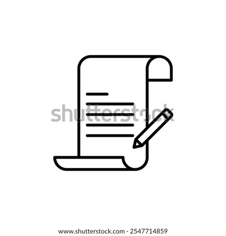 History thin line vector icon