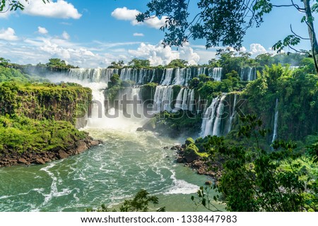 Similar – Image, Stock Photo Water tropics fall and create figures