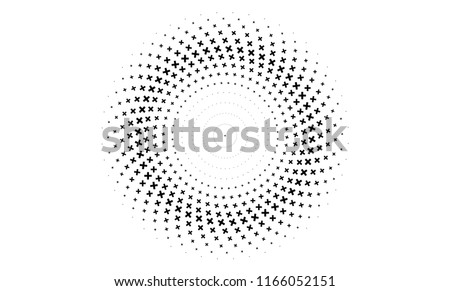 Vector Illustration of the pattern of gray plus sign on white. EPS 10