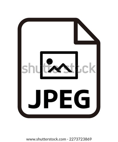 File formats vector icon illustration | .jpg , JPEG