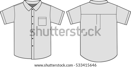 Button shirts illustration [vector]