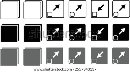 maximised, folder, copy, arrow, big, increased