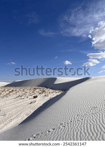 Similar – Image, Stock Photo Dune against blue sky Sand