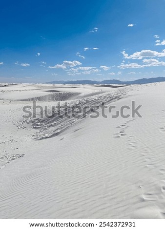 Similar – Image, Stock Photo Dune against blue sky Sand