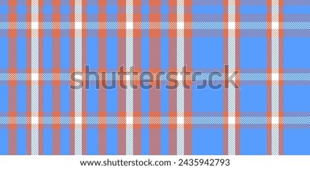 Gingham pattern background. Retro tablecloth texture. Abstract color full of Scott pattern. Pastel gingham seamless background for print on fabric. Vector art.