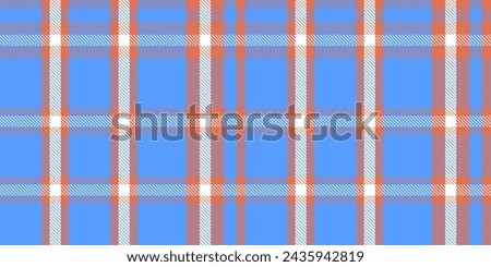 Gingham pattern background. Retro tablecloth texture. Abstract color full of Scott pattern. Pastel gingham seamless background for print on fabric. Vector art.