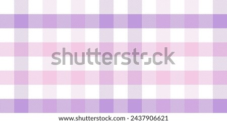 Gingham pattern background. Retro tablecloth texture. Abstract color full of Scott pattern. Pastel gingham seamless background for print on fabric. Vector art