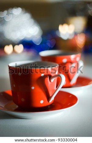 Red Mug with a heart