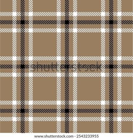 Seamless plaid tartan pattern in Burberry style. textile fabric pattern of vector check tartan with a background. texture plaid pattern vector illustration. easy to tile.