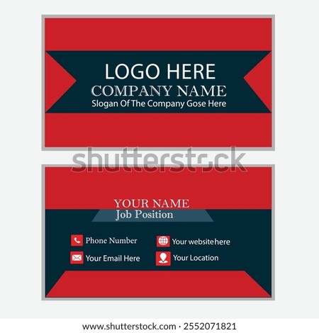 A modern and sleek business card design featuring a minimalist layout, bold typography, and vibrant accents. Perfect for showcasing logos and contact details in a professional, eye-catching format