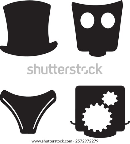 COMMERCIAL ICON FOR SALE ADS AND BRANDS silhouette