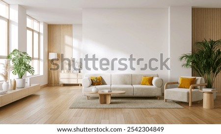 Similar – Image, Stock Photo Interior of modern white kitchen