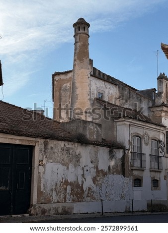 Similar – Image, Stock Photo Ruined and weathered house facade Ruin