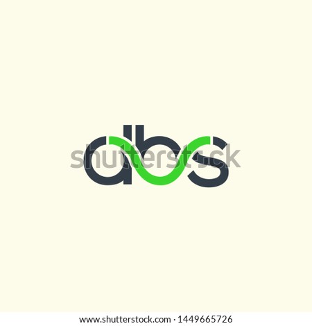 D B S joint letters logo design vector template Stock fotó © 
