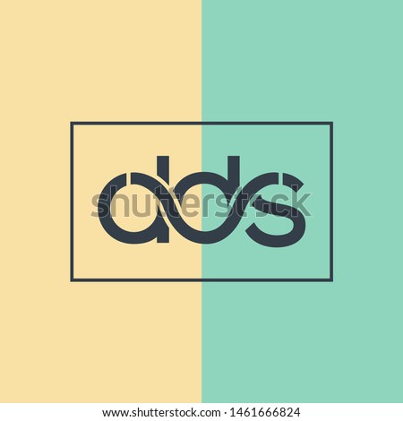 D D S joint letters logo design vector Stock fotó © 