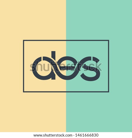 D E S joint letters logo design vector Stock fotó © 