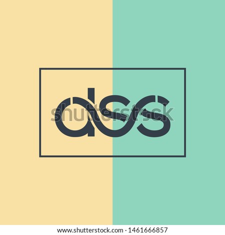 D B S joint letters logo design vector Stock fotó © 