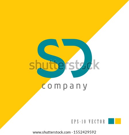 S & D Joint logo vector element template Stock fotó © 