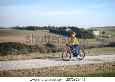 Similar – Foto Bild Mit dem Fahrrad durch die Unterführung