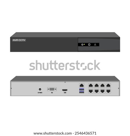 NVR DVR CCTV DS-7108NI vector 8 LAN POE