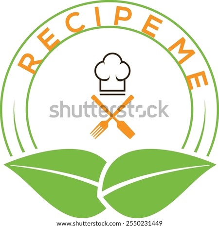 creative recipeme me vectore logo design