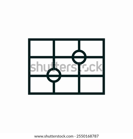 grid table icon vector sign