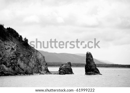 Rocks in Cape Breton Highlands National Park, Nova Scotia