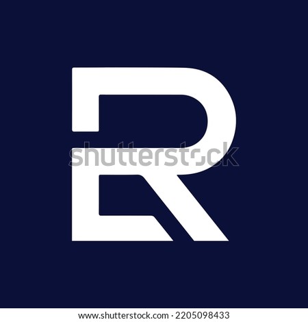 Creative Letter ER RE Logo Design Icon | RE ER Icon