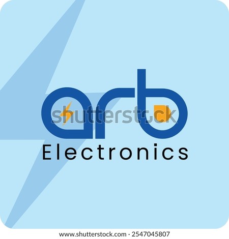 ARB Electronics Letter logo design vector