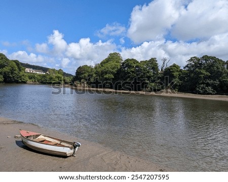 Similar – Image, Stock Photo Boat harbour on Lake Zurich